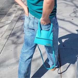 jacquemus turquoise bag Le Chiquito moyen